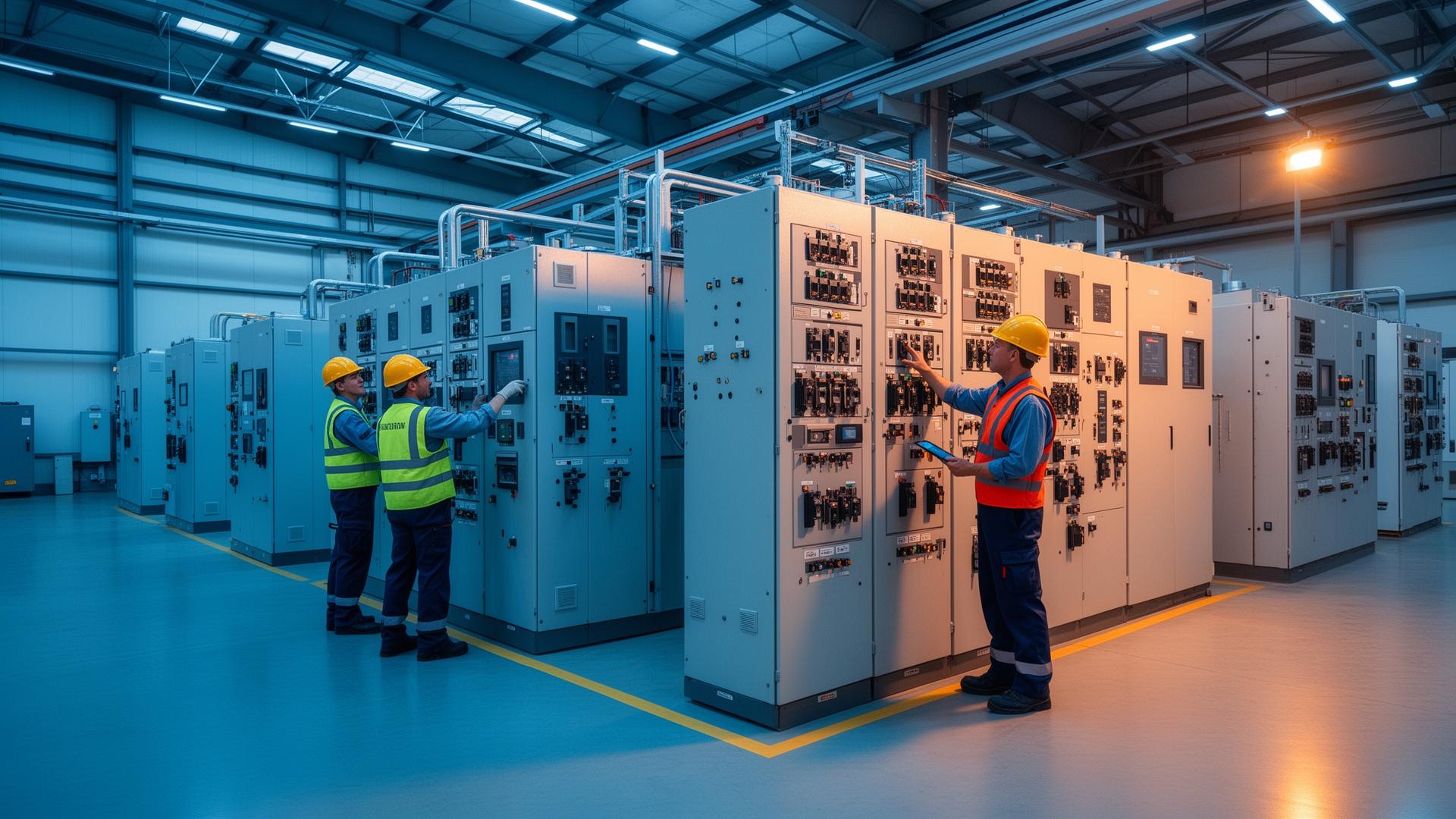 Instalación eléctrica industrial profesional